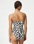 360 Tummy Control Printed Padded Tankini Top
